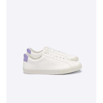 Veja ESPLAR CHROMEFREE Women's Sneakers White/Purple | CA 618LIS